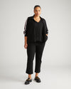 Amaya Ponte Kick Flare Pants - Black