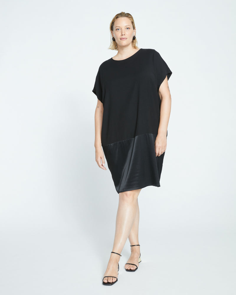 Avenir Double Luxe Dress - Black