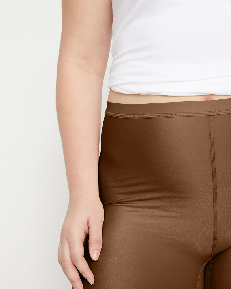 Barely-There Slip Shorts - Cocoa