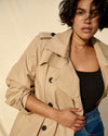 Derjon Trench Coat - Khaki