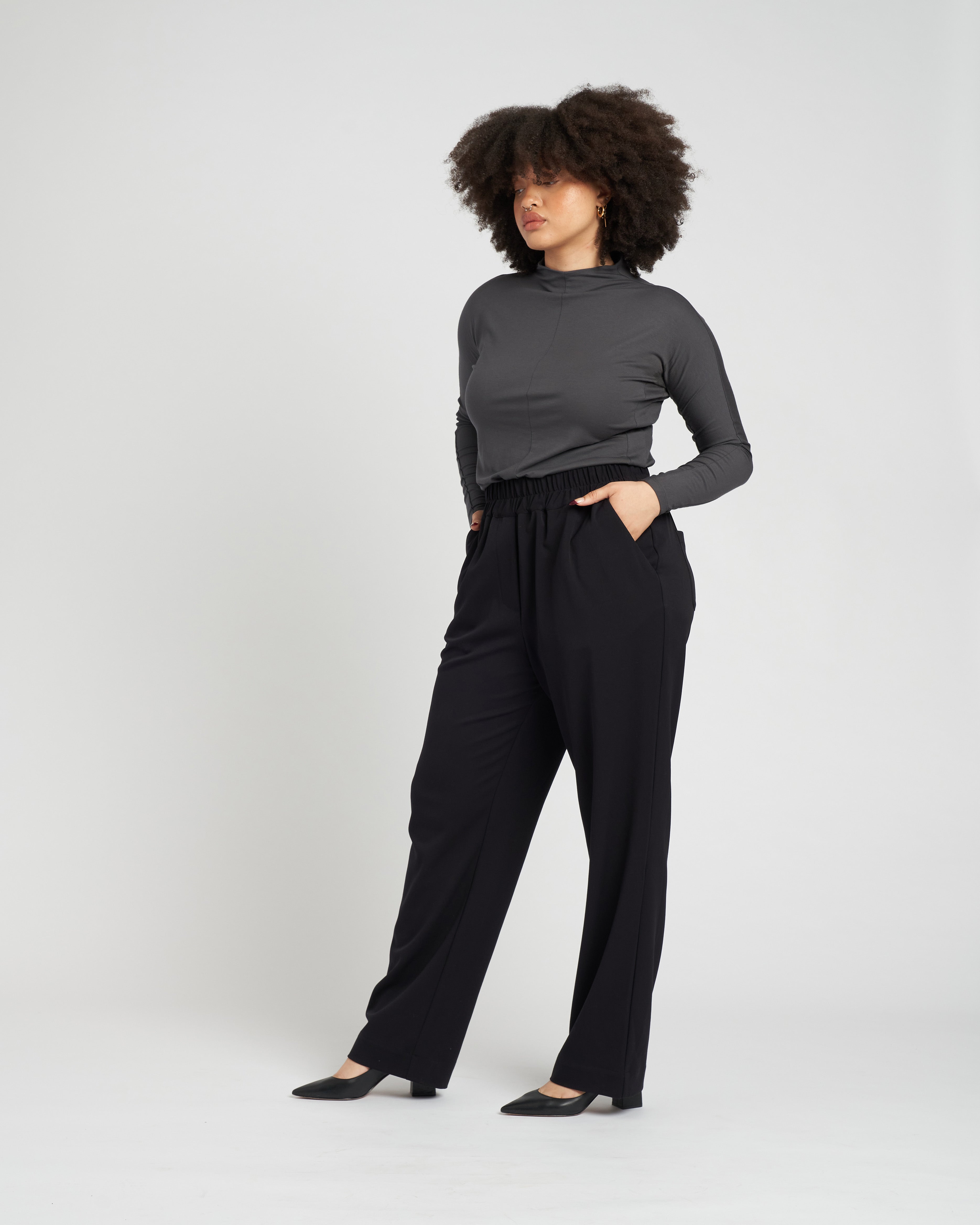 All Day Easy Pants - Black