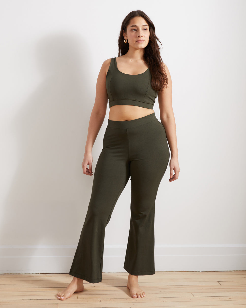 Roya Bootcut Legging - Nori