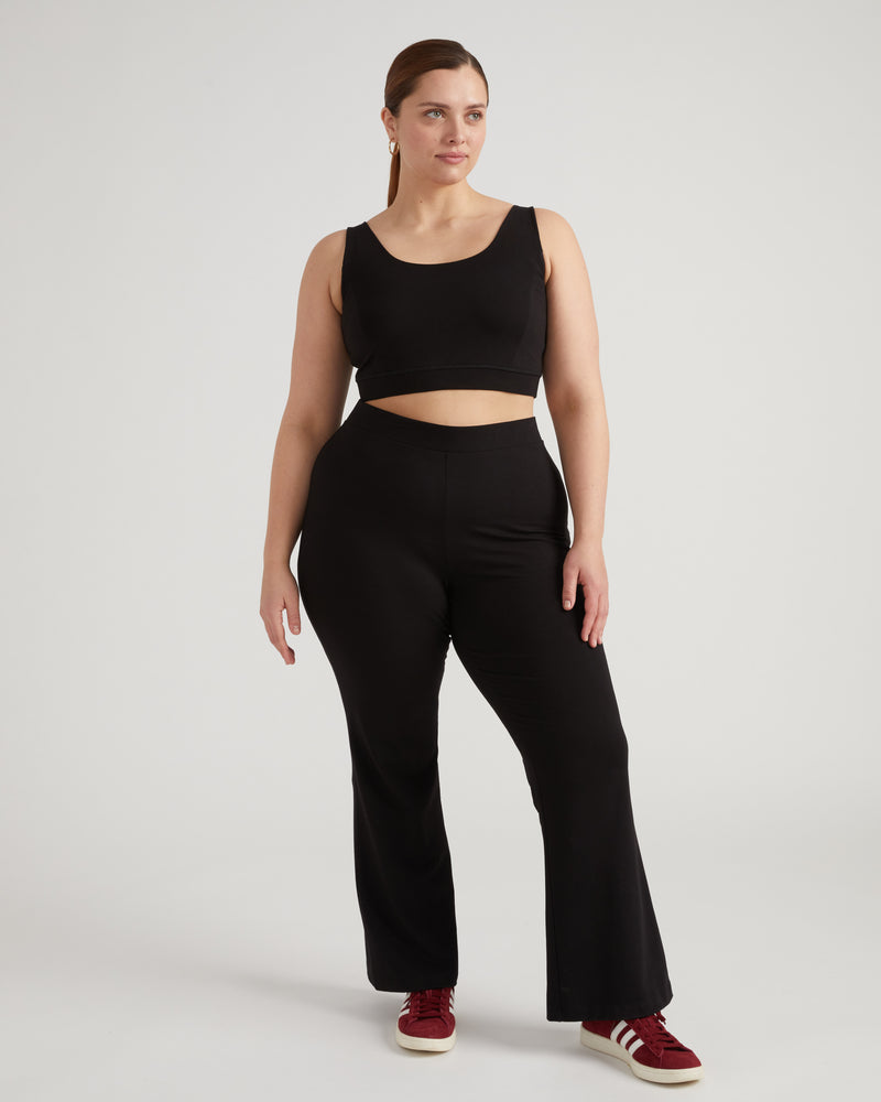 Roya Bootcut Legging - Black