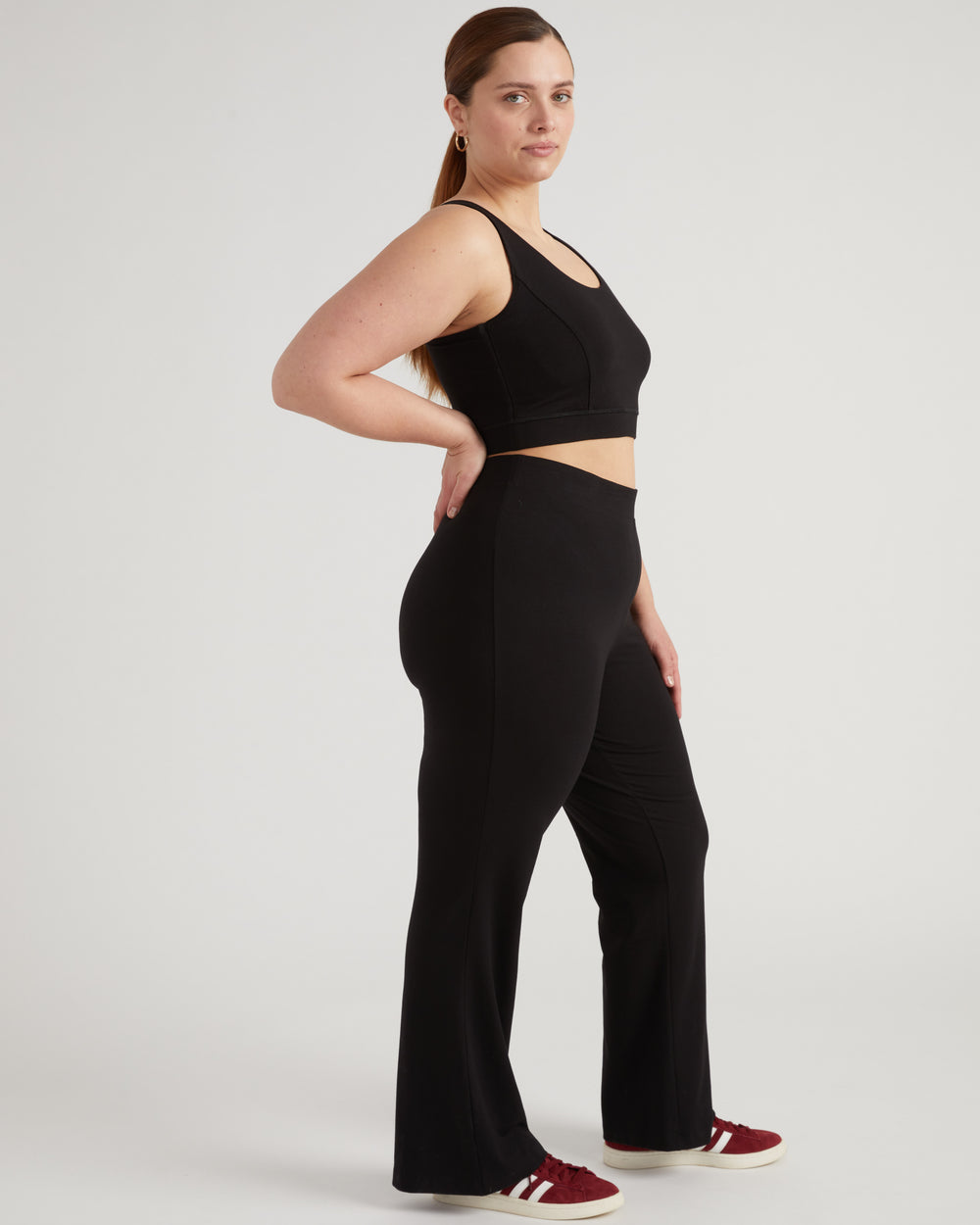 Roya Bootcut Legging - Black