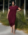 Iconic Geneva Dress - Black Cherry