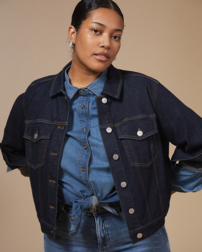 Kelsey Denim Jacket - Vintage Indigo Selvedge