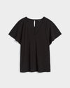 Lansbury Crepe Jersey Blouse - Black