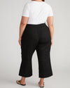 Courtyard Linen Capris - Black