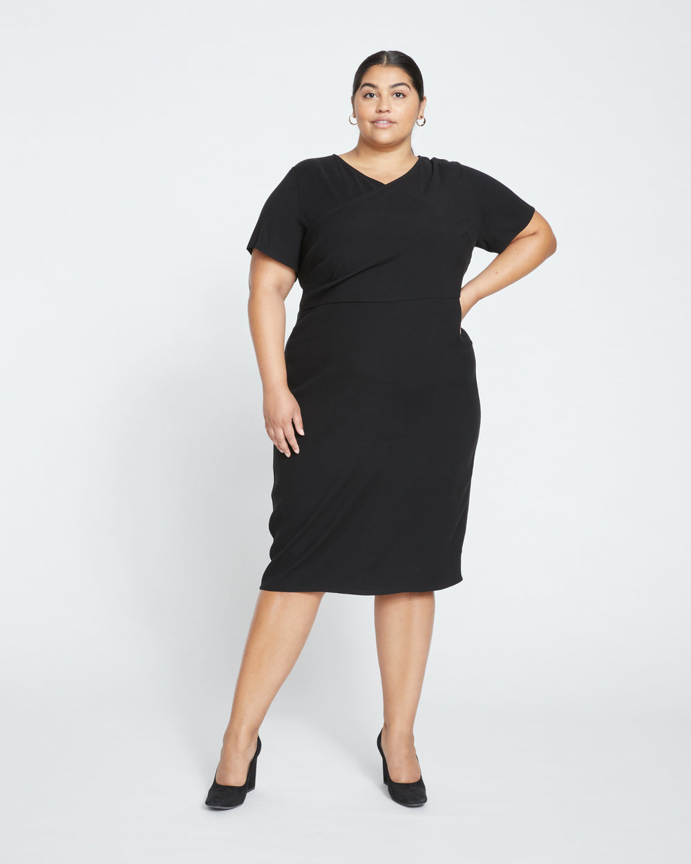 Mary Double Luxe Dress - Black