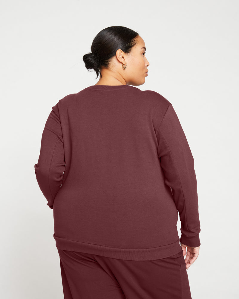 Meridien Zip Sweatshirt - Black Cherry