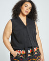 Brava Cupro Blouse - Black