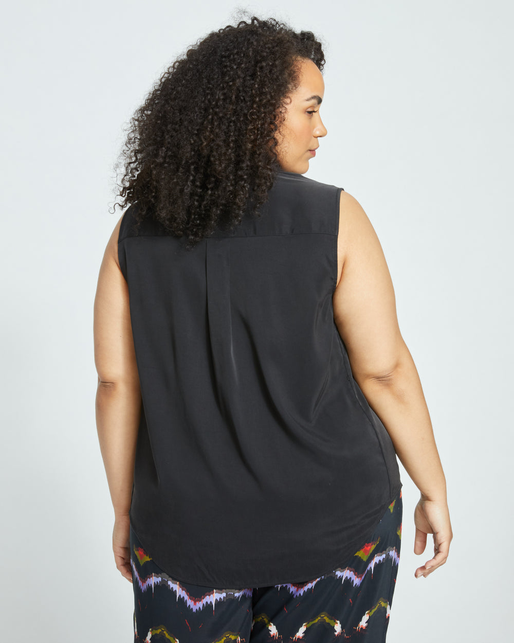 Brava Cupro Blouse - Black