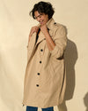 Derjon Trench Coat - Khaki