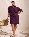 Linen Rubicon Shirtdress - Acai