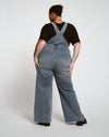 Casey Wide Leg Denim Overalls - Rizzo Blue