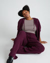 Knitted Mila Lounge Pants - Acai