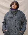 Marlo Cocoon Coat - Herringbone