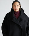 Marlo Cocoon Coat - Black