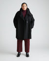 Marlo Cocoon Coat - Black