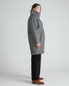 Marlo Cocoon Coat - Herringbone