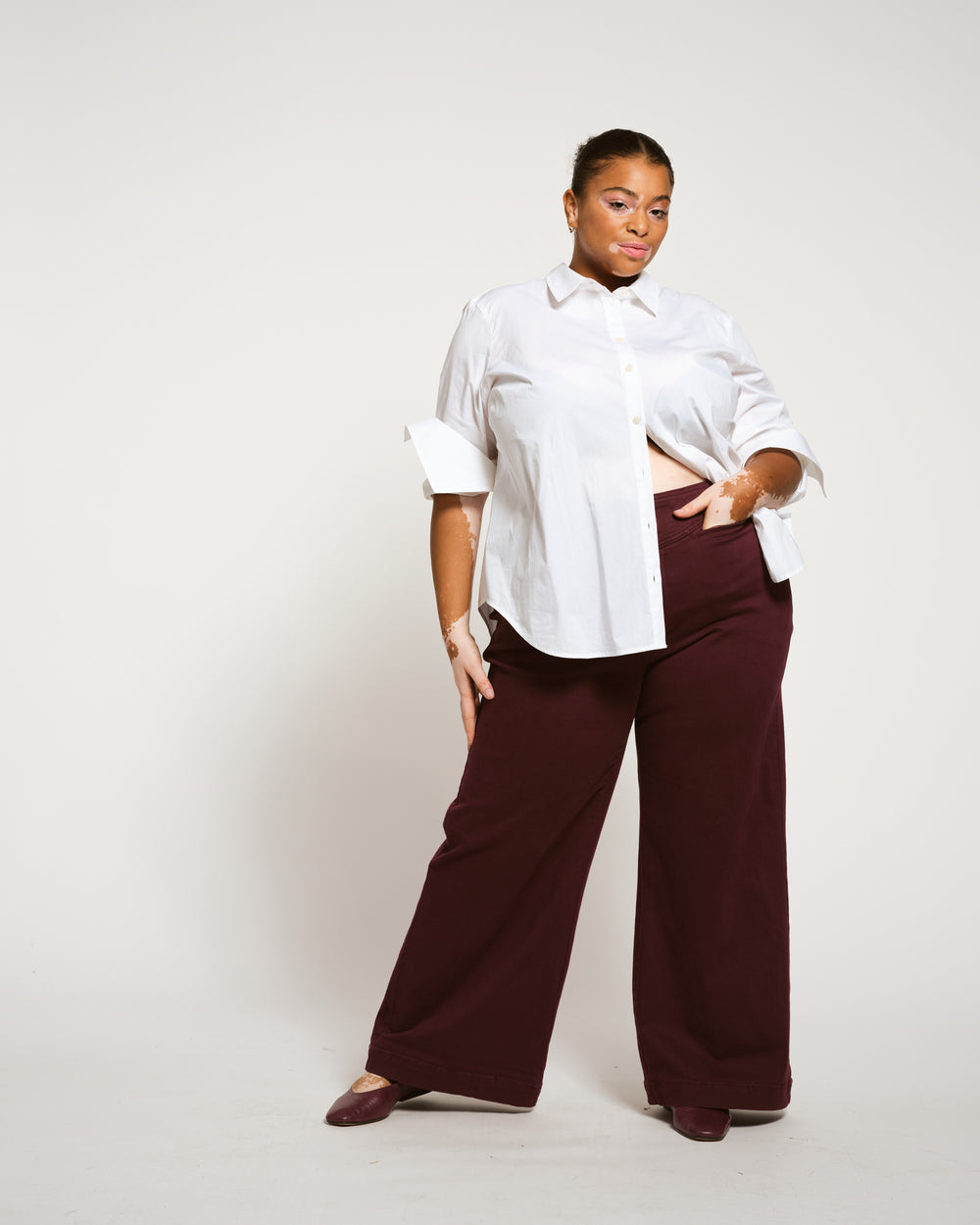 Charlie High Rise Sailor Jeans - Acai