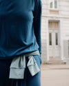 TravelKnit Sweatshirt - Blue Teal