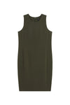 Henning x US Carlisle Crepe Dress - Nori