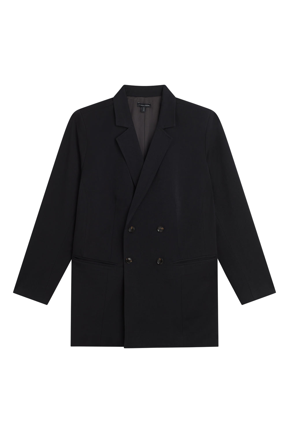 All Day Warren Double Breasted Blazer - Black