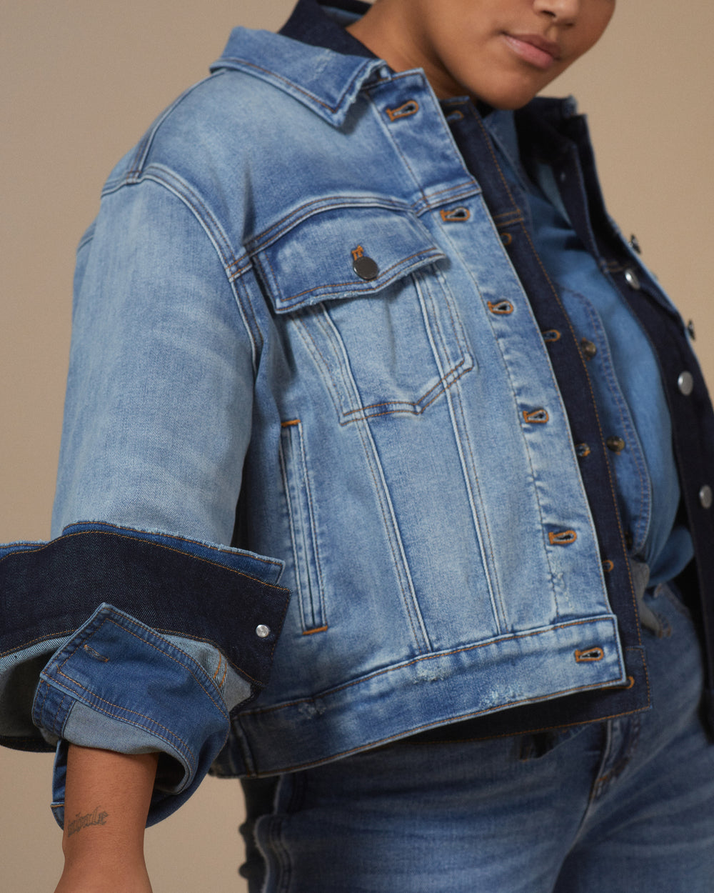 Kelsey Denim Jacket - Light Blue