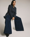 Denim Wide Leg Pant - Dark Indigo