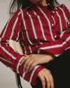 Henning x US Madison Shirt - Red/Black/White Stripe