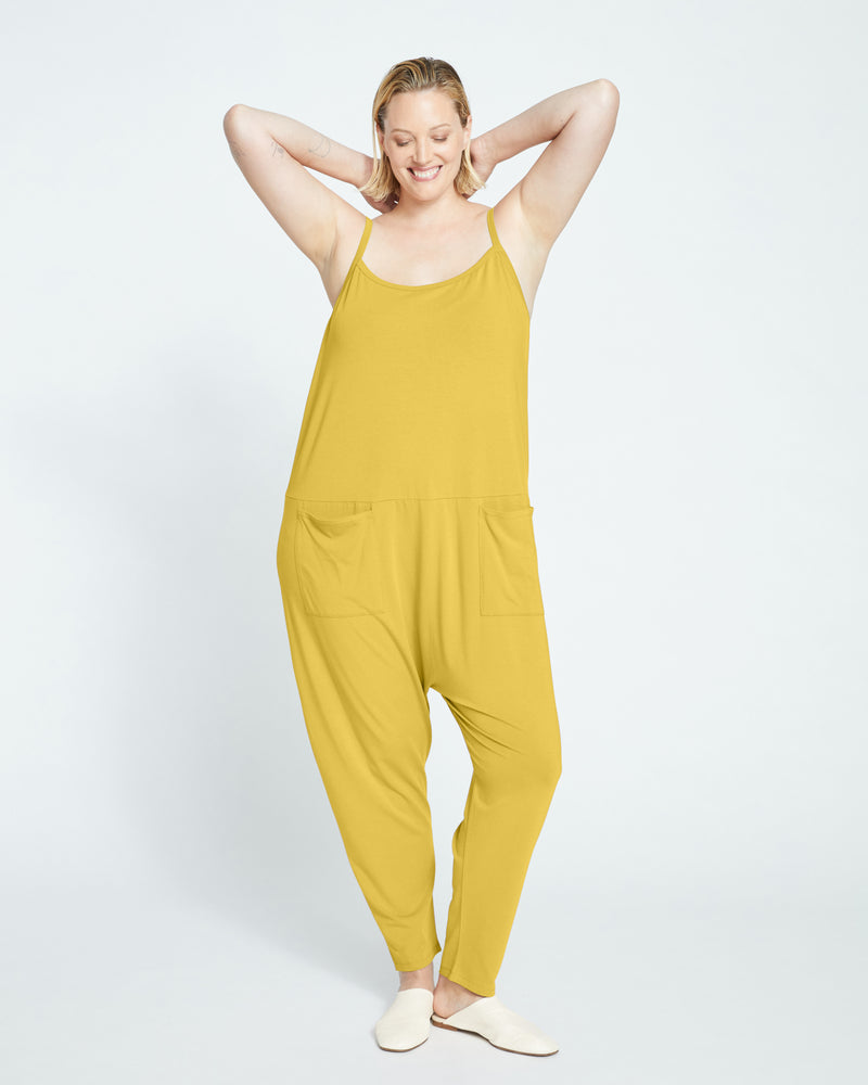 UltimateS Jackson Sleeveless Jumpsuit - Yellow