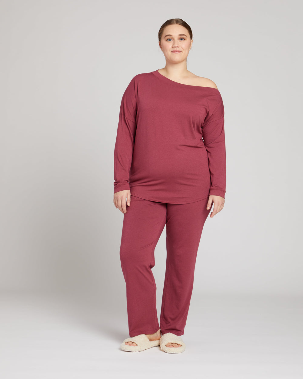 Dolci Top - Maroon