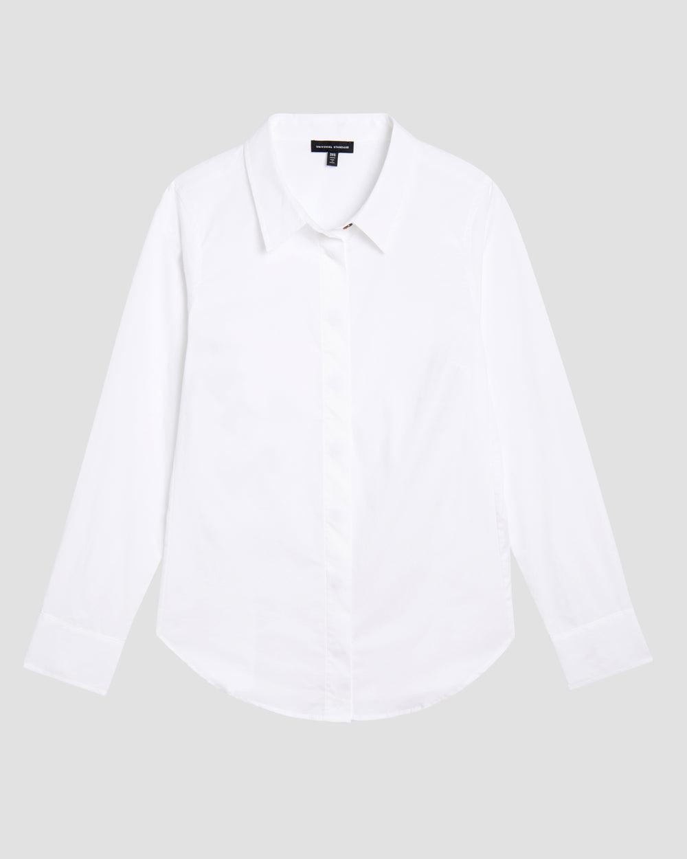 Elbe Stretch Poplin Shirt Classic Fit - White