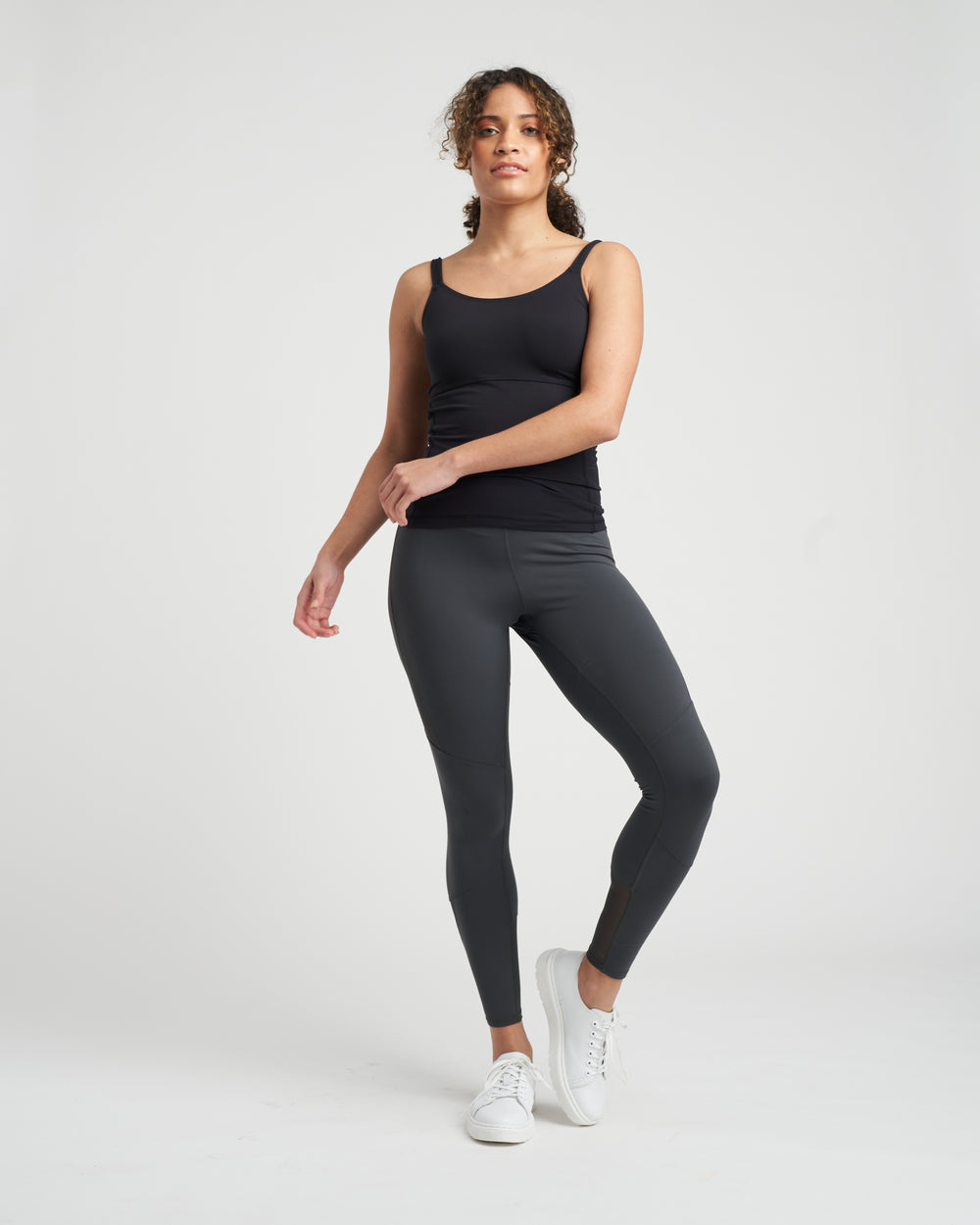 Danica Mesh Legging - Black Sand