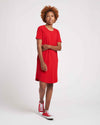 Halie T-Shirt Dress - Red