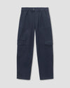 Karlee Stretch Cotton Twill Cargo Pants - Navy