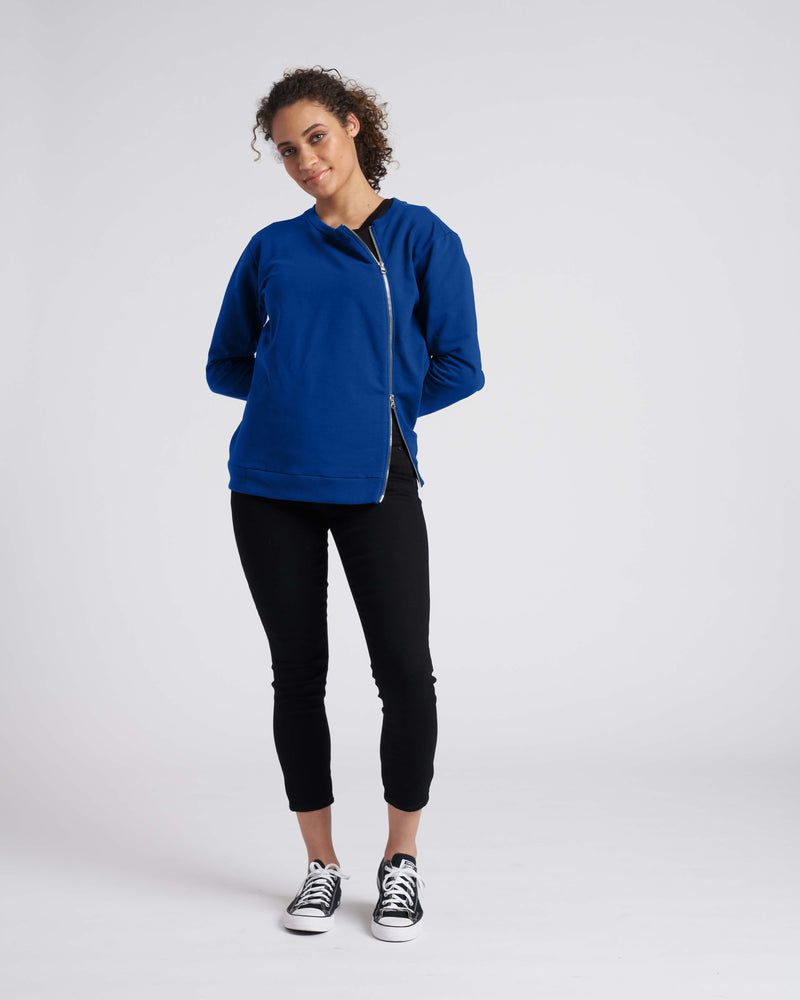 Meridien Zip Sweatshirt - Lapis