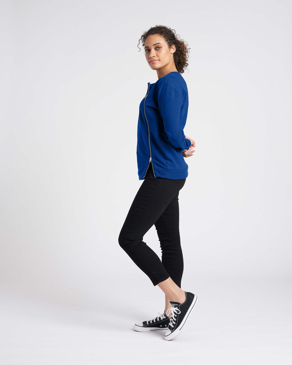 Meridien Zip Sweatshirt - Lapis