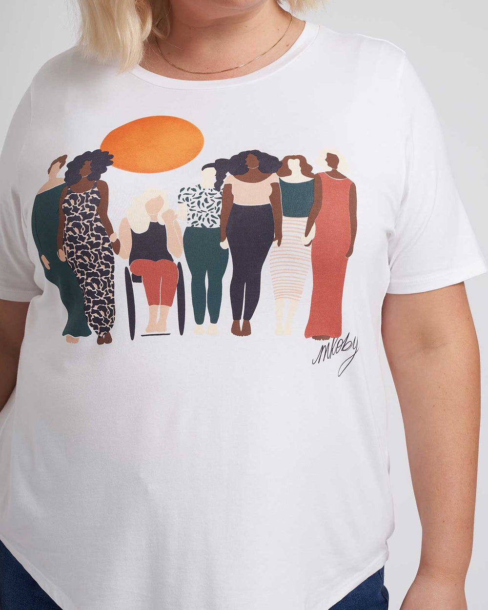 Ever Mothers Tee by Melissa Koby - White