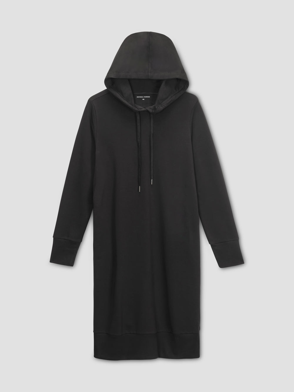 Bree Hooded Sweatshirt Dress - Black