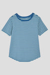 Tee Rex - Mist/Teal Stripe