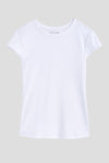 Ashley Cap Sleeve Tee - White