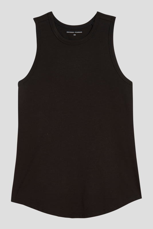 Cai High Neck Tank - Black