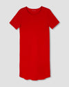 Halie T-Shirt Dress - Red