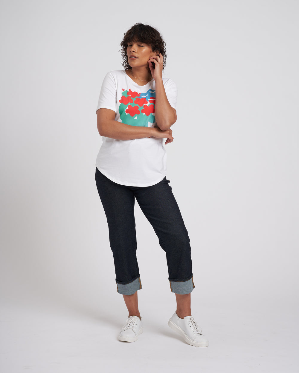 Ever Mothers Tee by Amber Vittoria - White