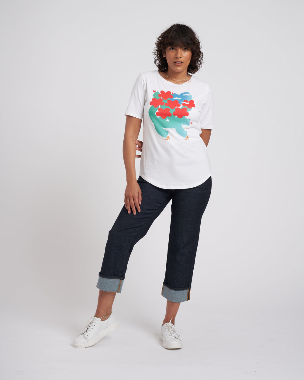 Ever Mothers Tee by Amber Vittoria - White