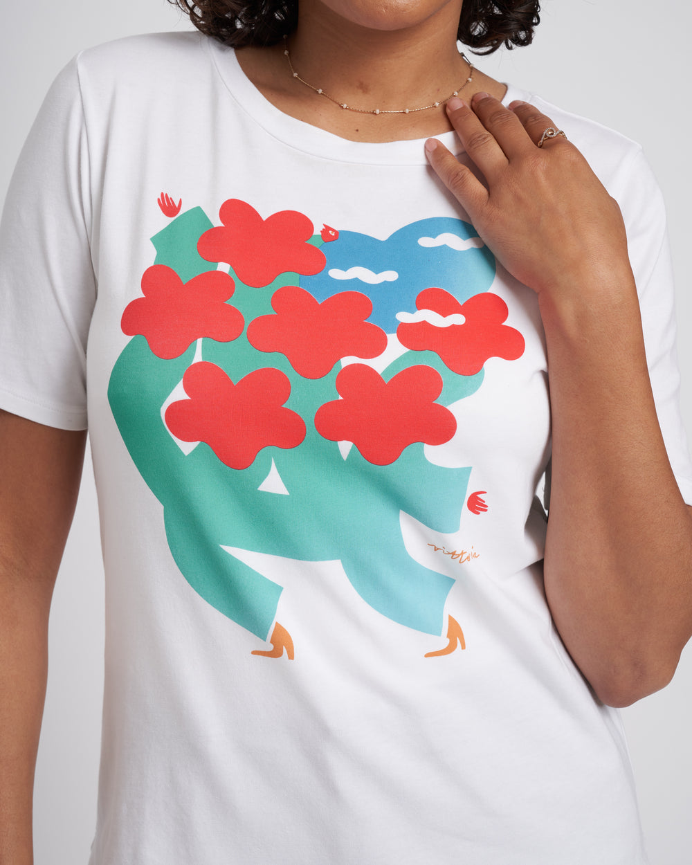 Ever Mothers Tee by Amber Vittoria - White