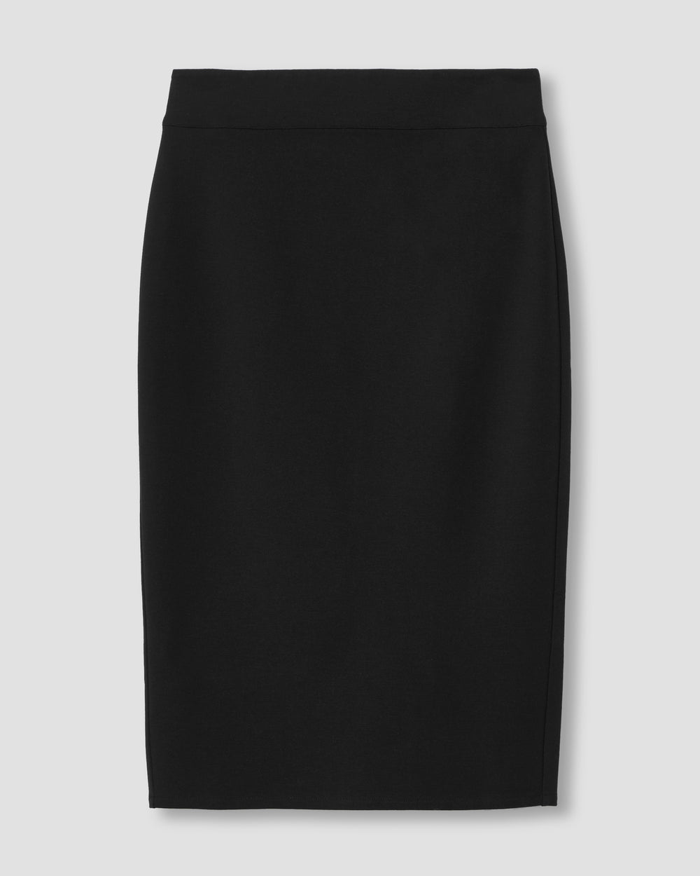 Lynn Luxe Twill Pencil Skirt - Black