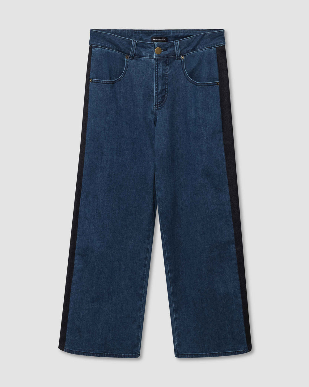 Mira Side Stripe Jeans - Dark Indigo/Blue